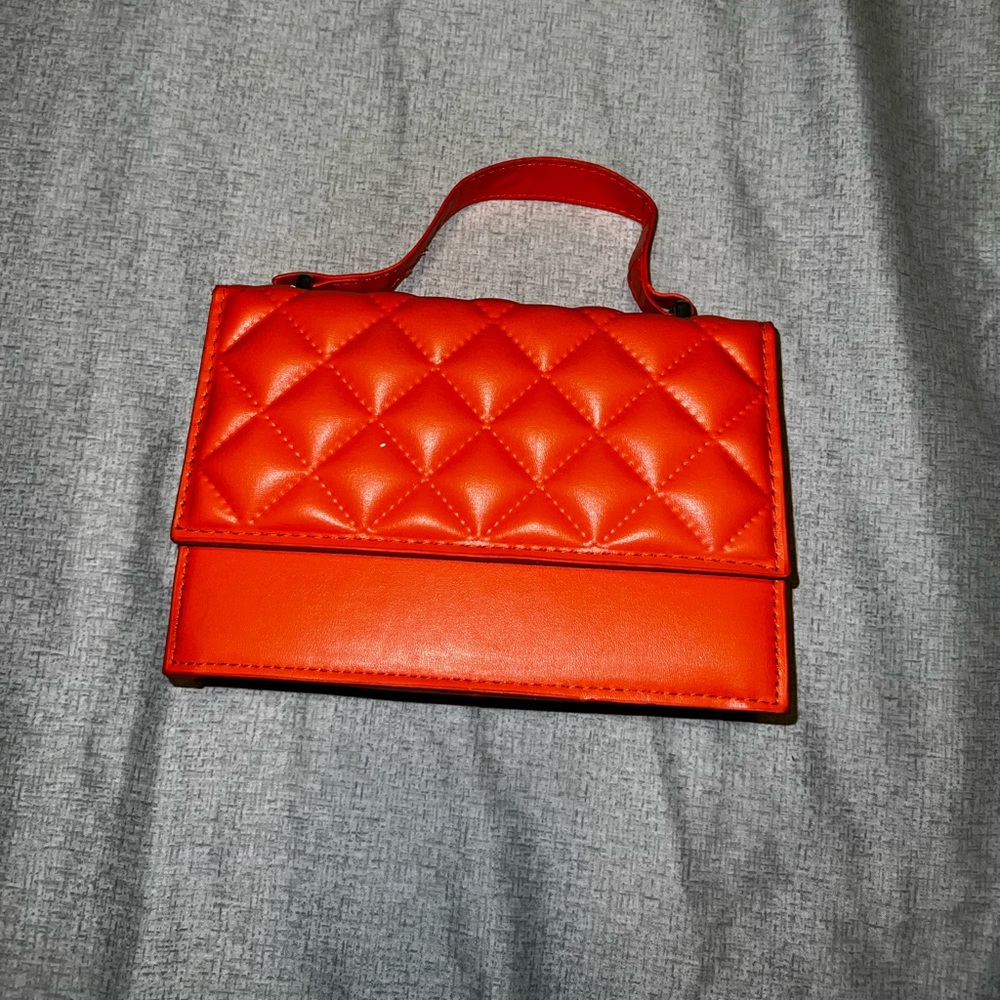 Orange shein bag